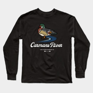 Long Island Paddling Co Carmans River Wood Duck Long Sleeve T-Shirt